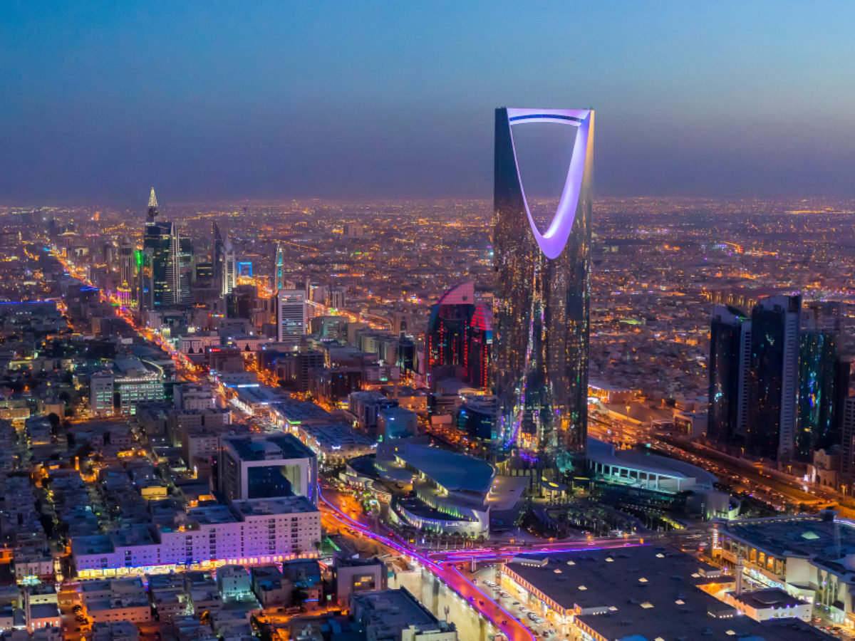 Saudi skyline and business district
